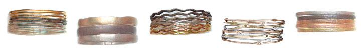 Bracelet Collections Sculpted Metals